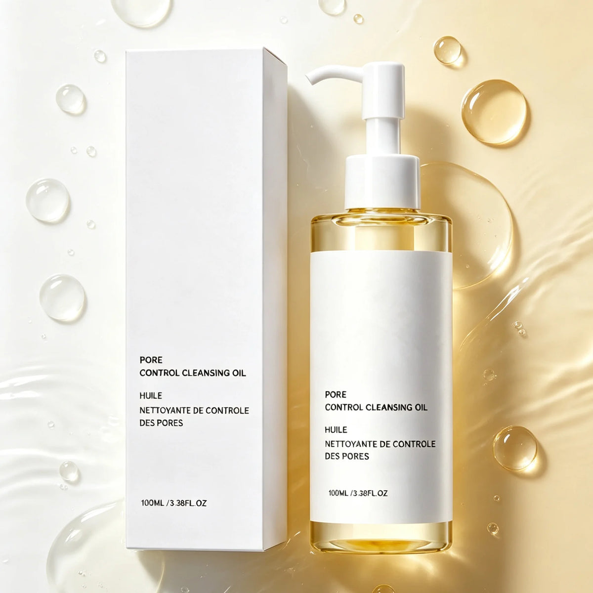 Pore Control Cleansing Oil – Gentle Makeup Remover & Blackhead Deep Cleansing Facial Oil (100ml)