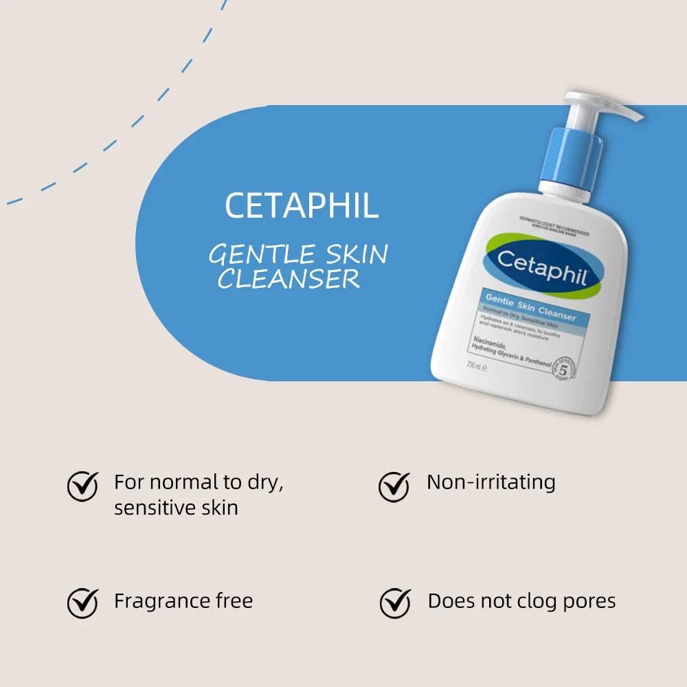 Cetaphil Gentle Skin Cleanser – Hydrating Face & Body Wash for Sensitive Skin