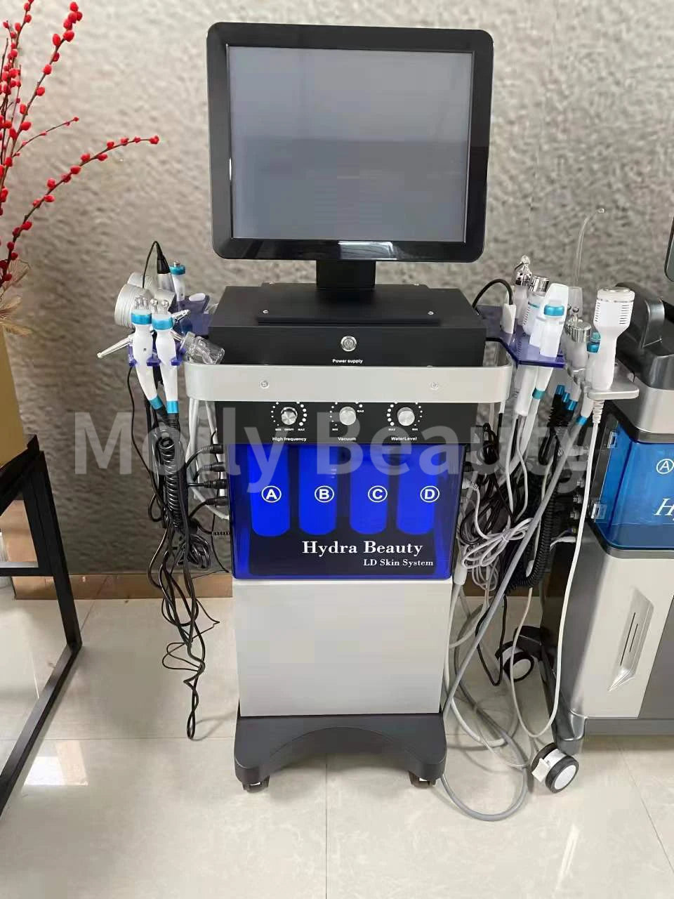 14-in-1 Professional Hydra Dermabrasion Facial Machine – Multifunctional Deep Cleansing, Oxygen Jet & Skin Tightening Beauty System