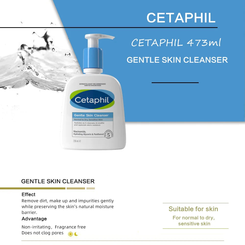 Cetaphil Gentle Skin Cleanser – Hydrating Face & Body Wash for Sensitive Skin