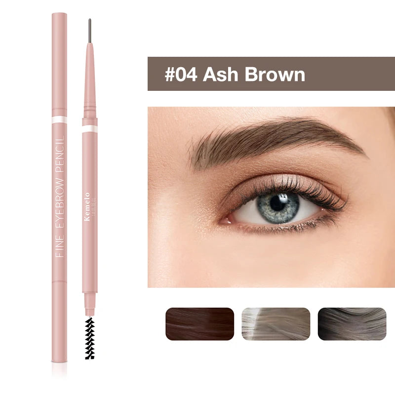 Ultra-Fine Dual-Ended Eyebrow Pencil with Spoolie Brush
