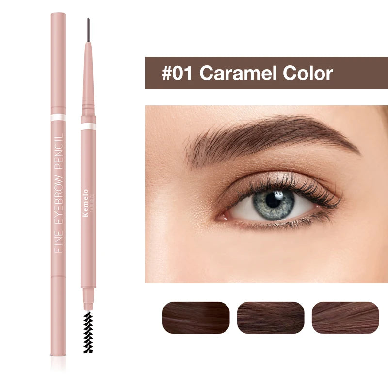 Ultra-Fine Dual-Ended Eyebrow Pencil with Spoolie Brush