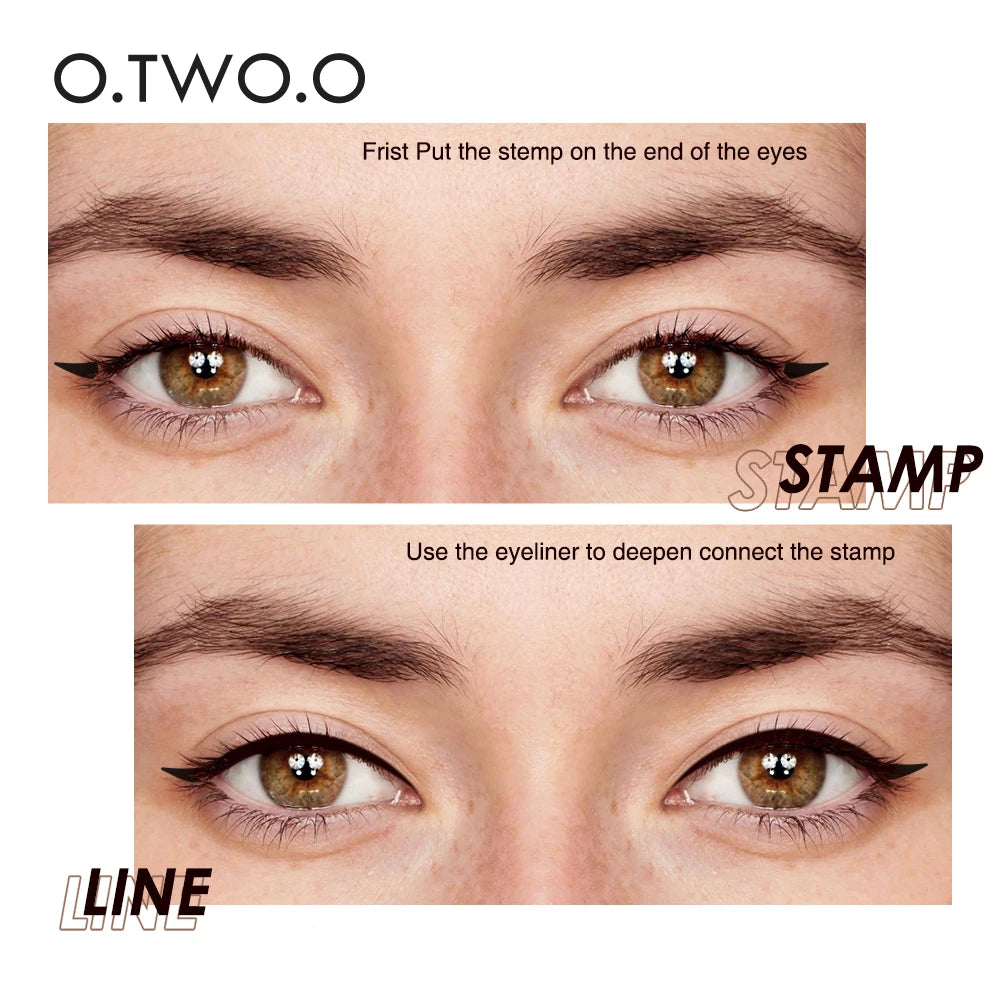 O.TWO.O Miraculous Cat-Eye Stamp Eyeliner Pen - Dual-Ended & Waterproof