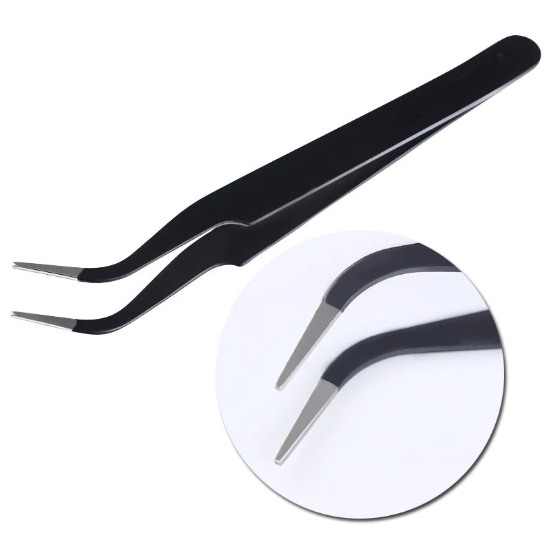 Professional Stainless Steel Dual-End Cuticle Pusher & Gel Polish Scraper Set