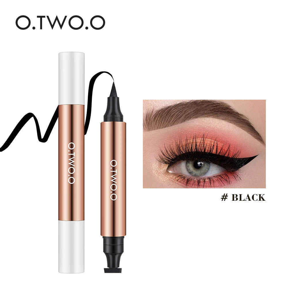O.TWO.O Miraculous Cat-Eye Stamp Eyeliner Pen - Dual-Ended & Waterproof