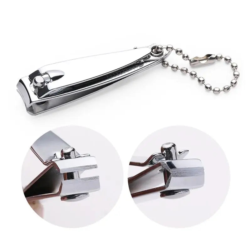 Professional Stainless Steel Dual-End Cuticle Pusher & Gel Polish Scraper Set