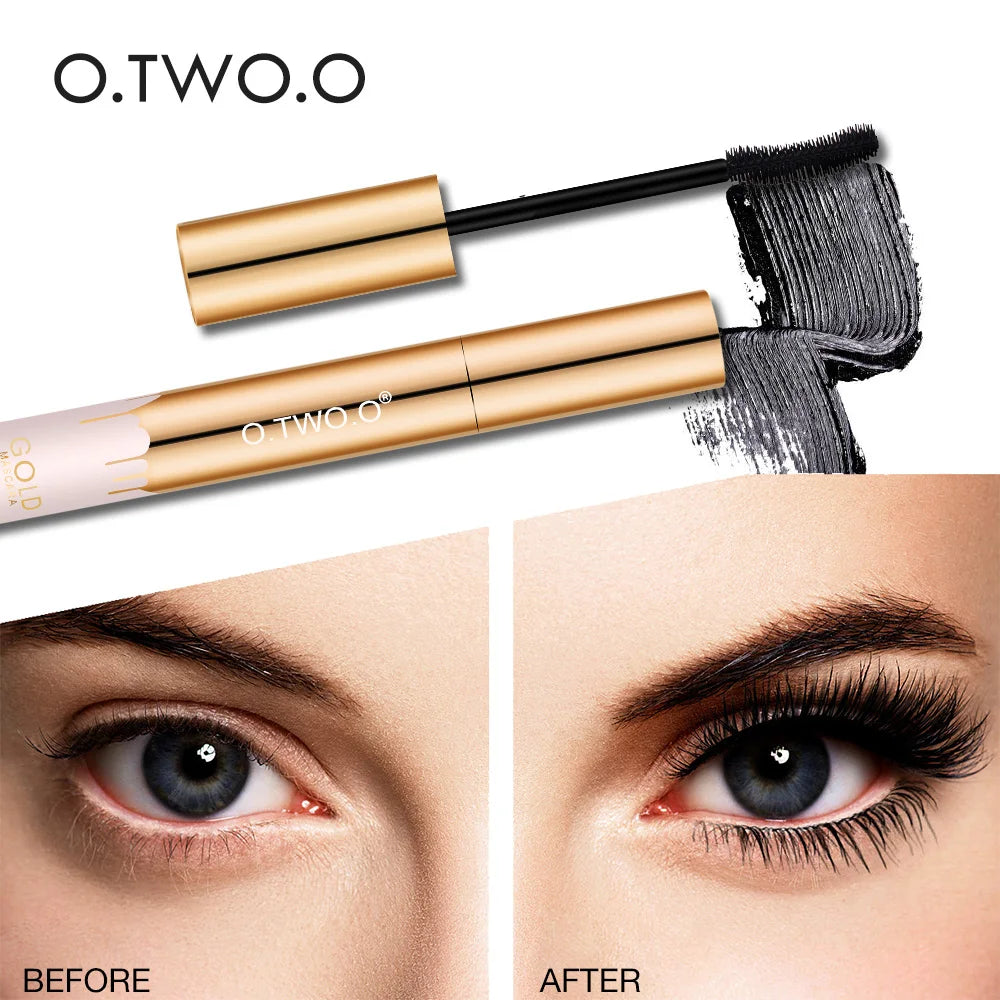 O.TWO.O Gold Mascara – Waterproof Lengthening & Volumizing Mascara