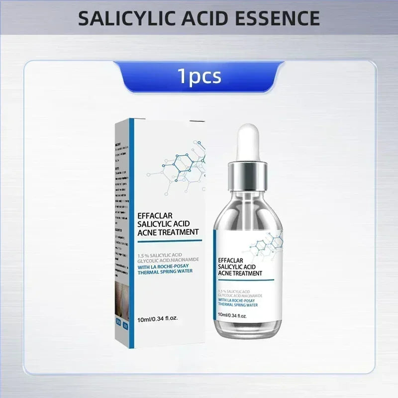Salicylic Acid Clarifying Serum – Acne Clearing, Blemish & Pore Minimizing Essence with Niacinamide & Glycolic Acid