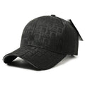 High-End Jacquard Embroidered Designer Letter Motif Baseball Cap – Premium 6-Panel Dad Hat
