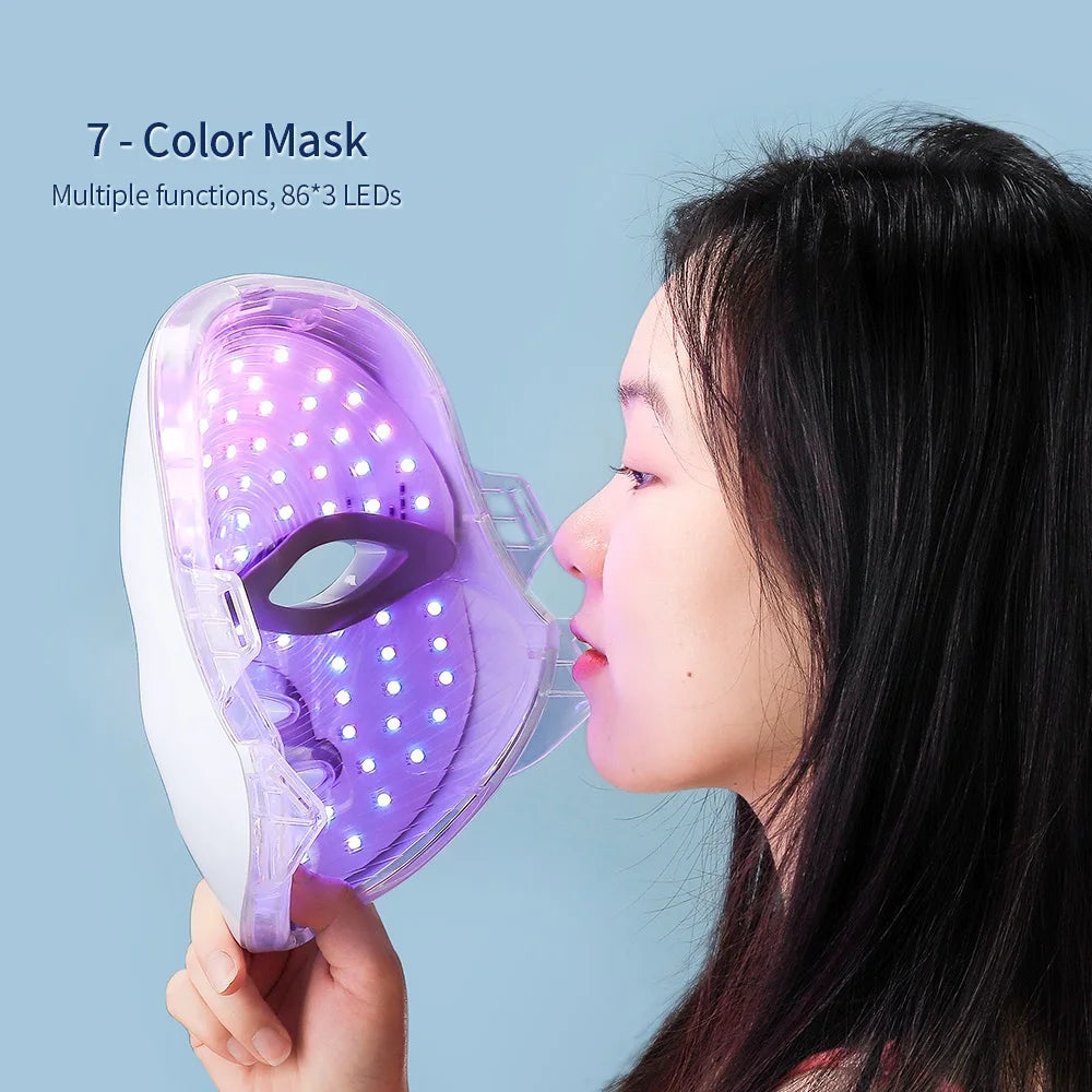 7-Colour Wireless LED Face Mask | Face & Neck Options