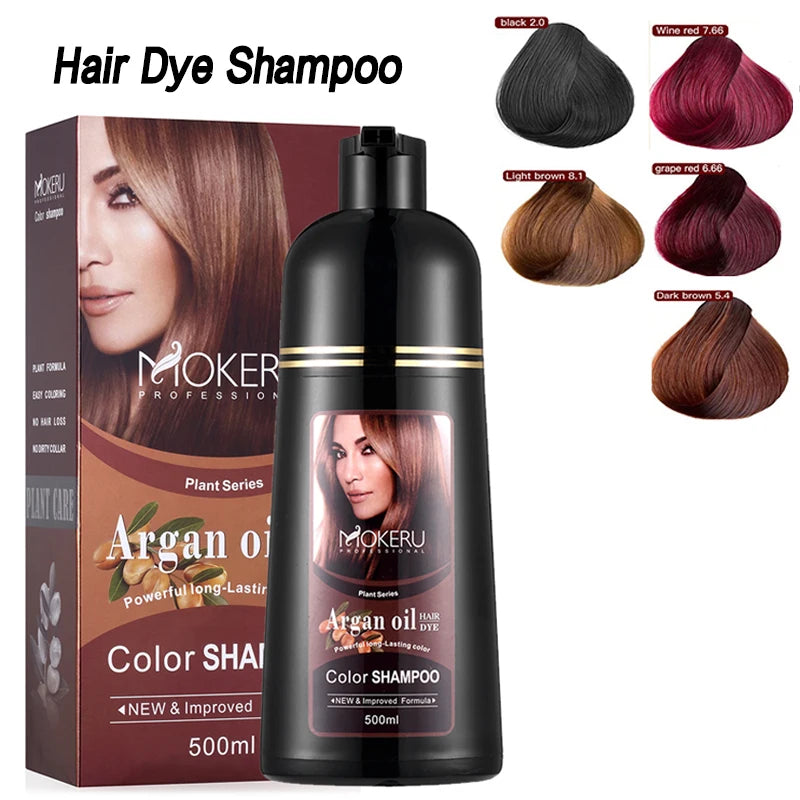 Mokeru Professional Argan Oil Color Shampoo – Instant & Nourishing 500ml