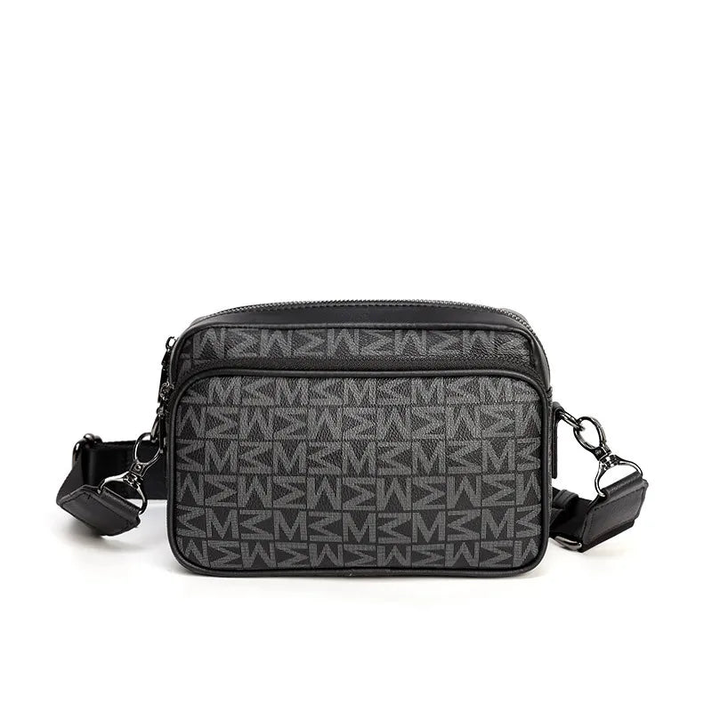 Luxury Monogram Crossbody Messenger Bag