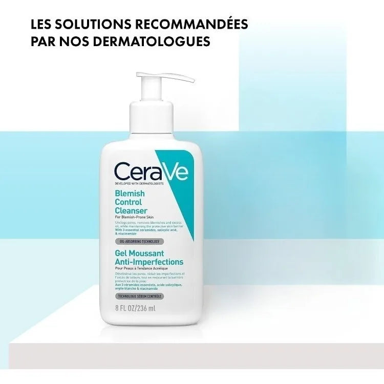 CeraVe Blemish Control Cleanser with Salicylic Acid & Niacinamide – 236ml (8 FL OZ)
