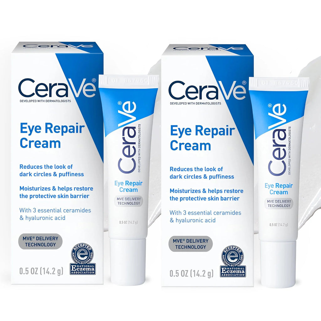 CeraVe Eye Repair Cream for Dark Circles & Puffiness – 0.5 oz (14.2g)