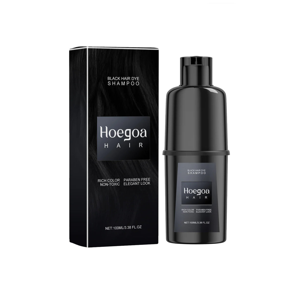 Hoegoa 100ml Hair Dye Shampoo – Instant 2-in-1 Color & Nourishing Wash