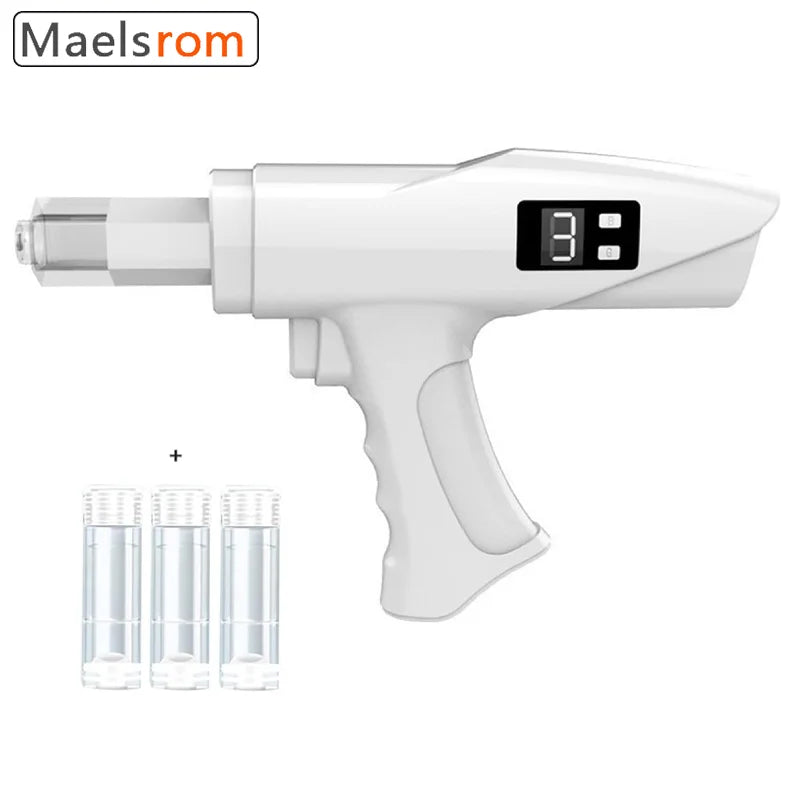 Professional Handheld Hydro-Mesotherapy Injection Gun – Nano-Microcrystal Skin Rejuvenation & Anti-Aging Device