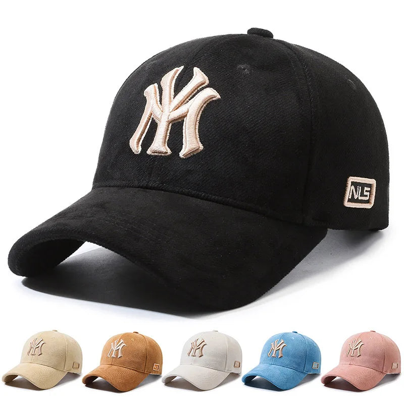 Premium Suede-Touch 3D Embroidered Baseball Cap – Unisex Structured Streetwear Dad Hat
