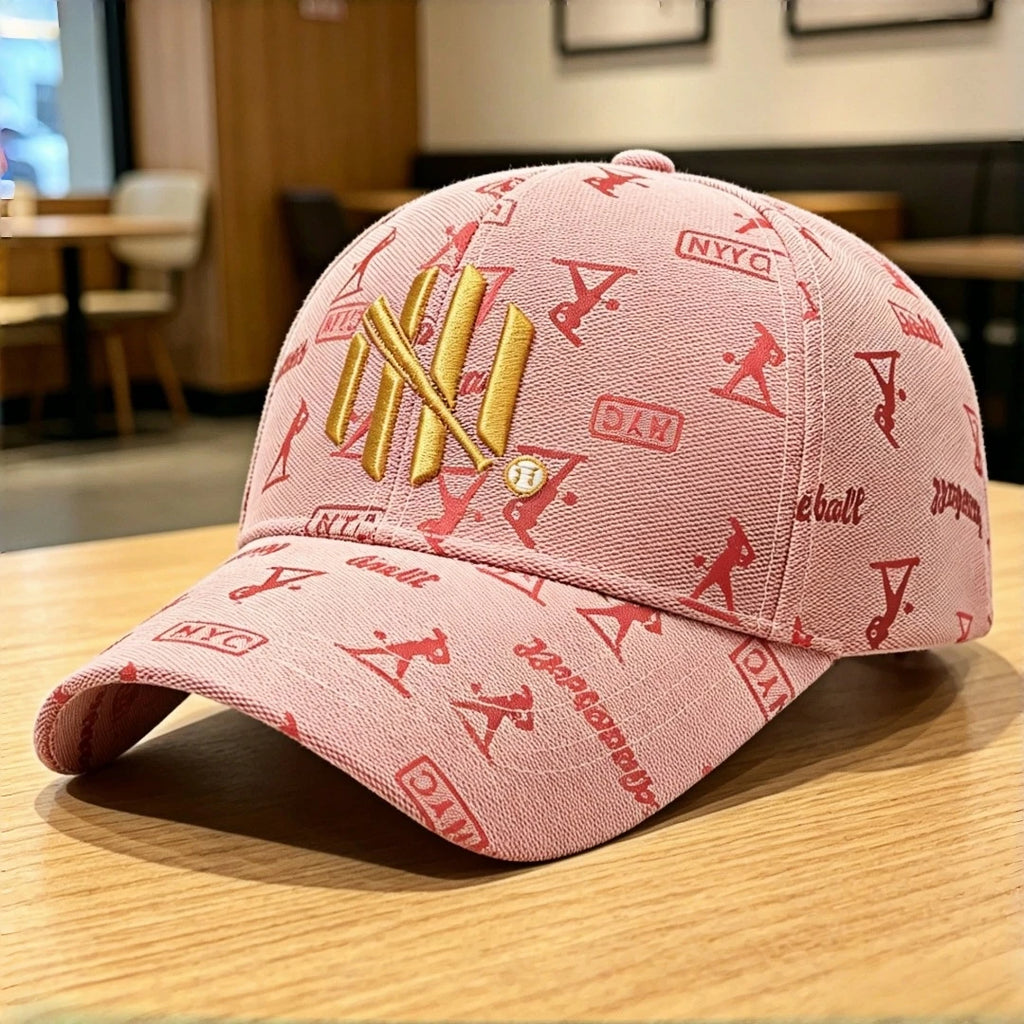 Vintage Baseball Jacquard Embroidered Cap – Unisex Streetwear Dad Hat