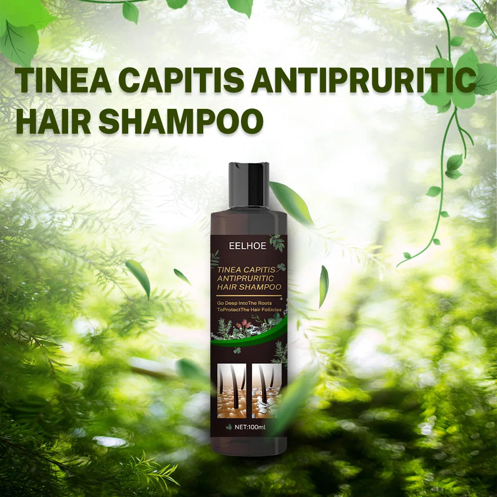 EELHOE Anti-Dandruff & Itch Relief Scalp Shampoo (100ml) – Deep Follicle Cleanser for Flaking, Scalp Ringworm & Follicle Care