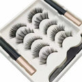 5 Pairs Magnetic Eyeliner and Eyelash Kit with Applicator - Natural & Voluminous Styles