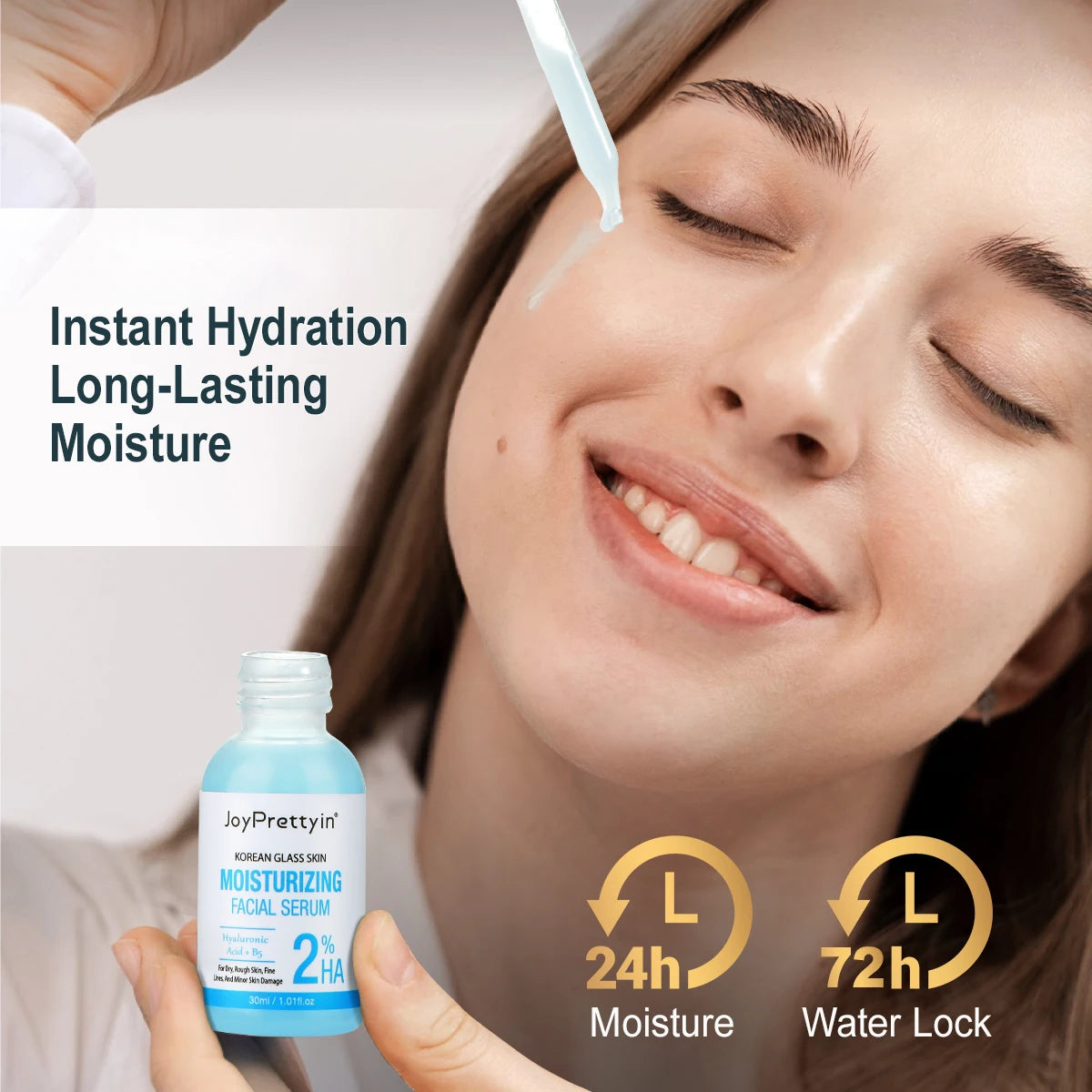 Moisturizing Facial Serum – 2% Hyaluronic Acid & B5 Barrier Repair (30ml)