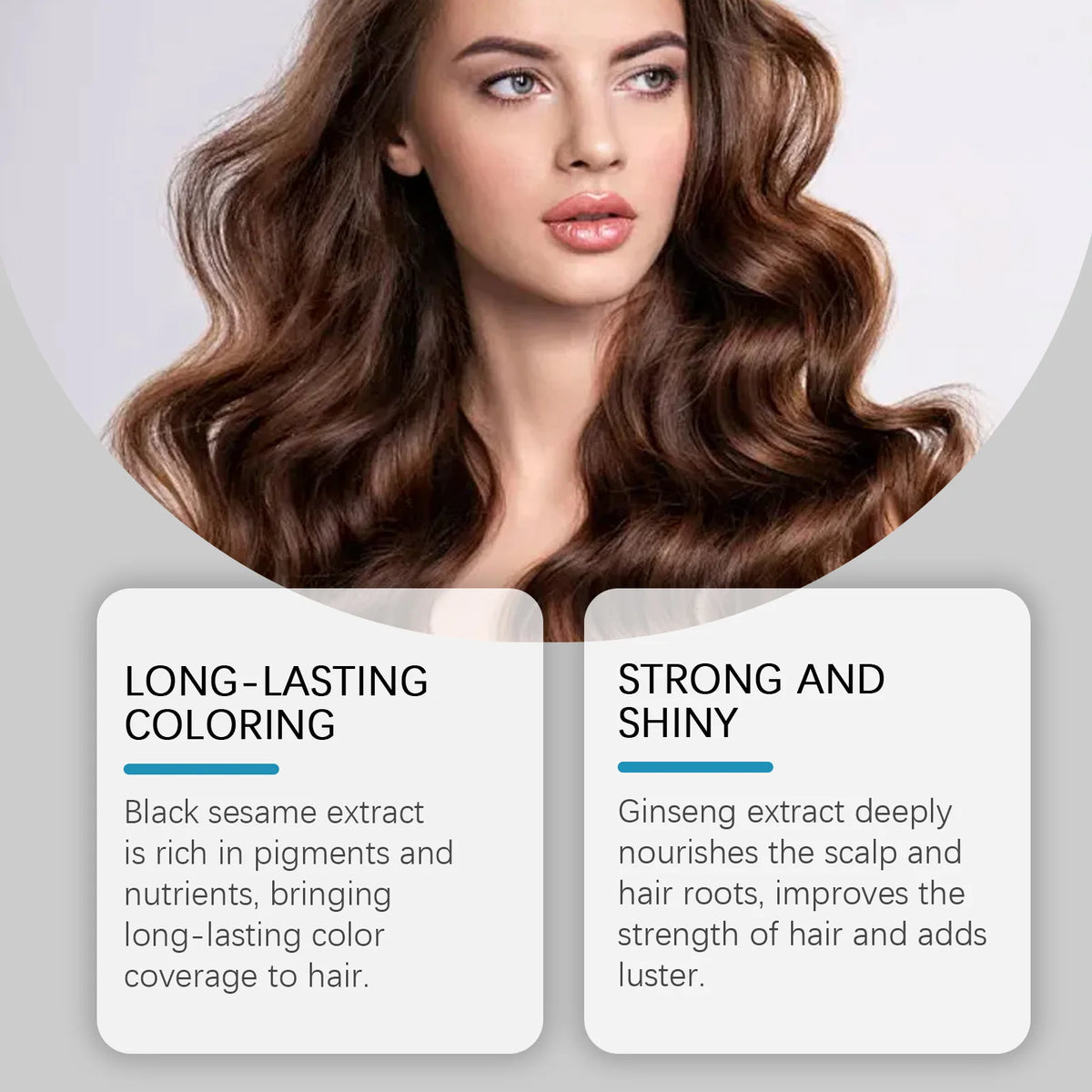Hoegoa 100ml Hair Dye Shampoo – Instant 2-in-1 Color & Nourishing Wash