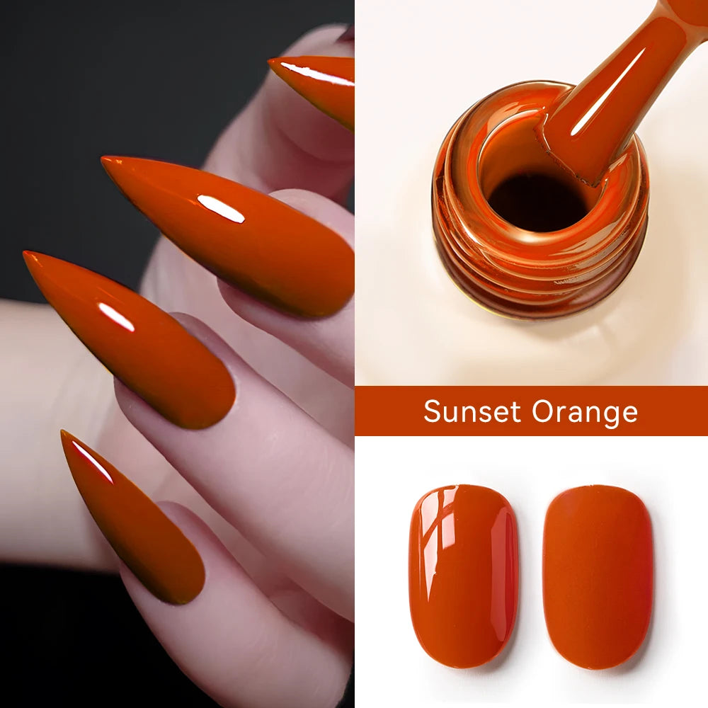 Premium Deep Cherry Red Gel Nail Polish - Long-Lasting & High-Gloss Finish