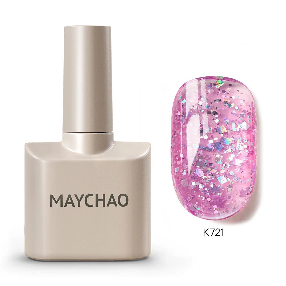 Premium Deep Cherry Red Gel Nail Polish - Long-Lasting & High-Gloss Finish
