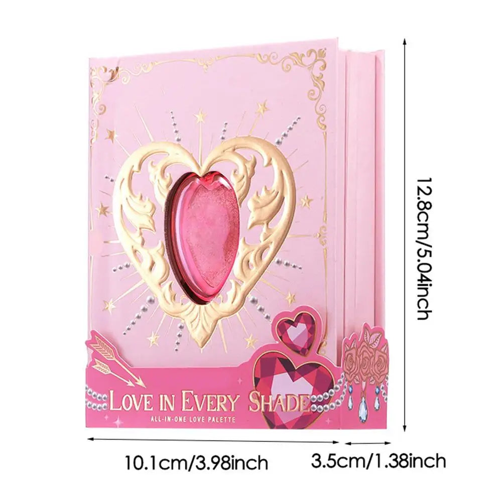 Love In Every Shade - All-In-One Love Palette (3-Layer Makeup Book)