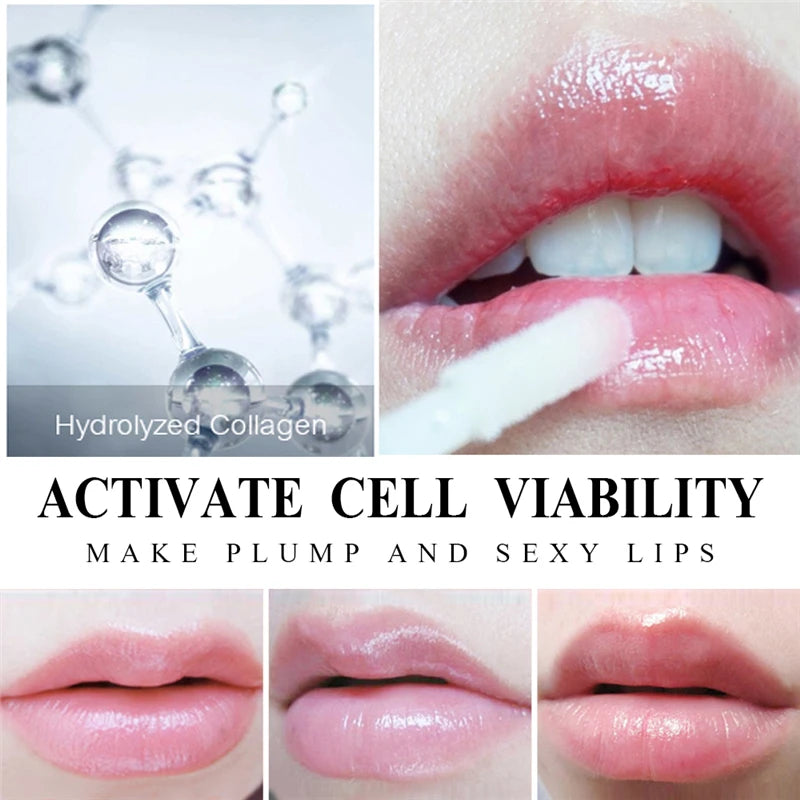 Karité SOS Lip Plump Active Serum | 5x Hyaluronic Acid & Argan Oil Volumizing Lip Gloss