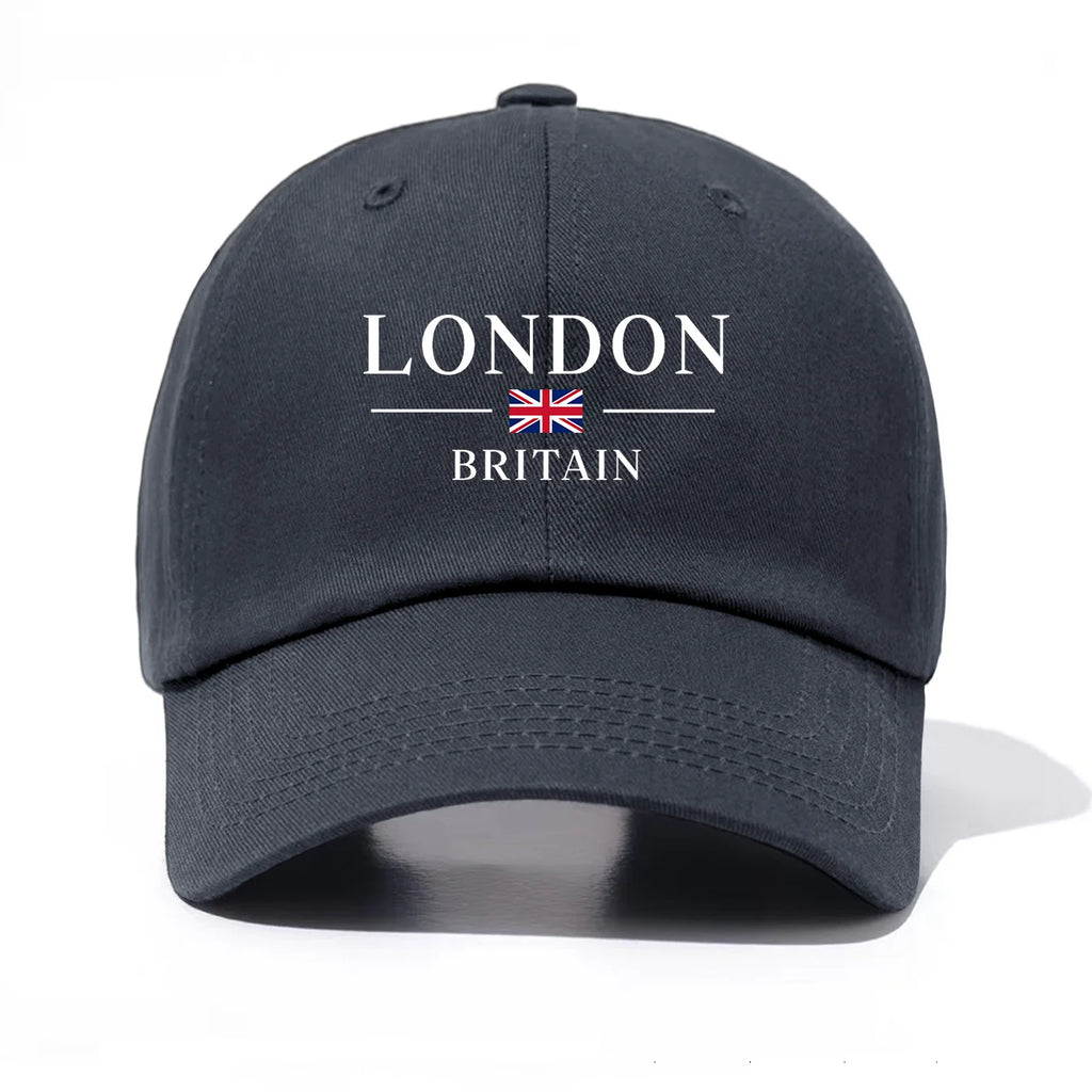 London Britain Flag Cotton Baseball Cap – Adjustable Dad Hat