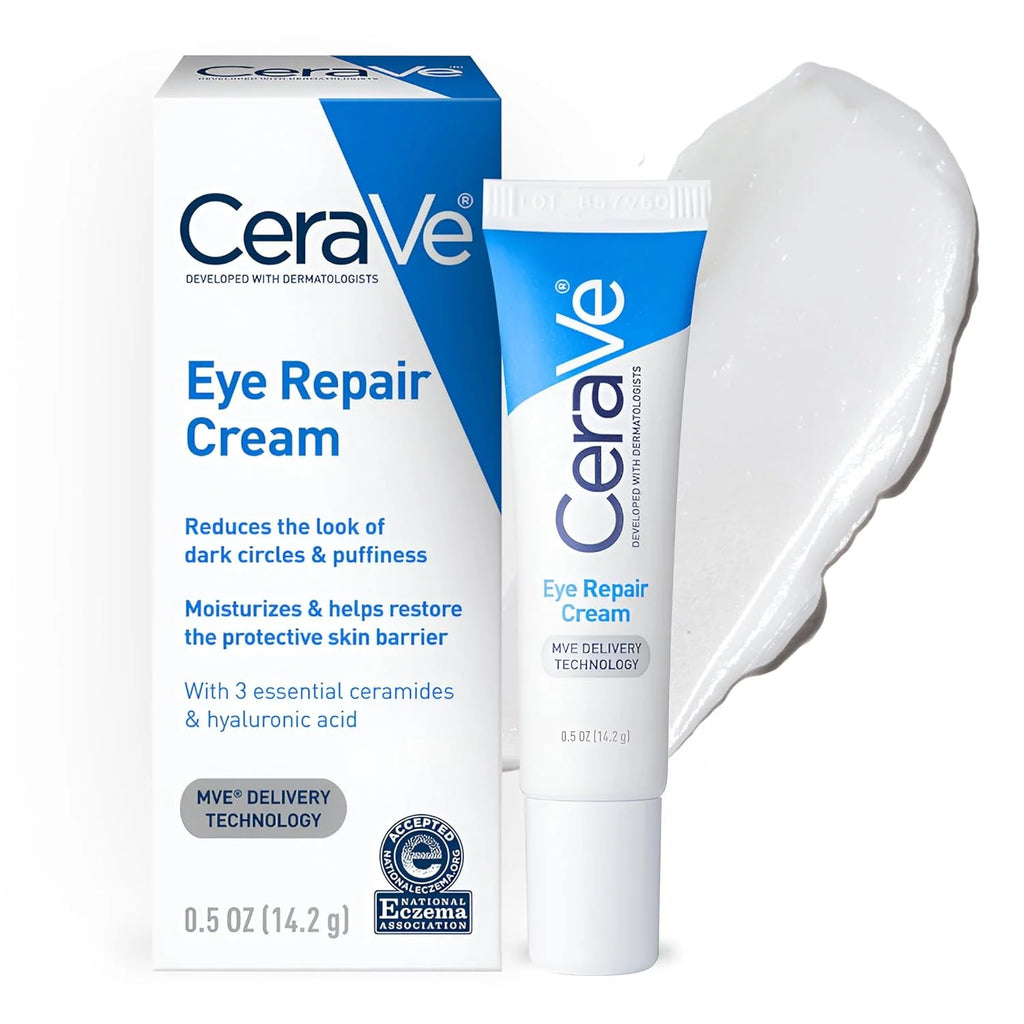 CeraVe Eye Repair Cream for Dark Circles & Puffiness – 0.5 oz (14.2g)