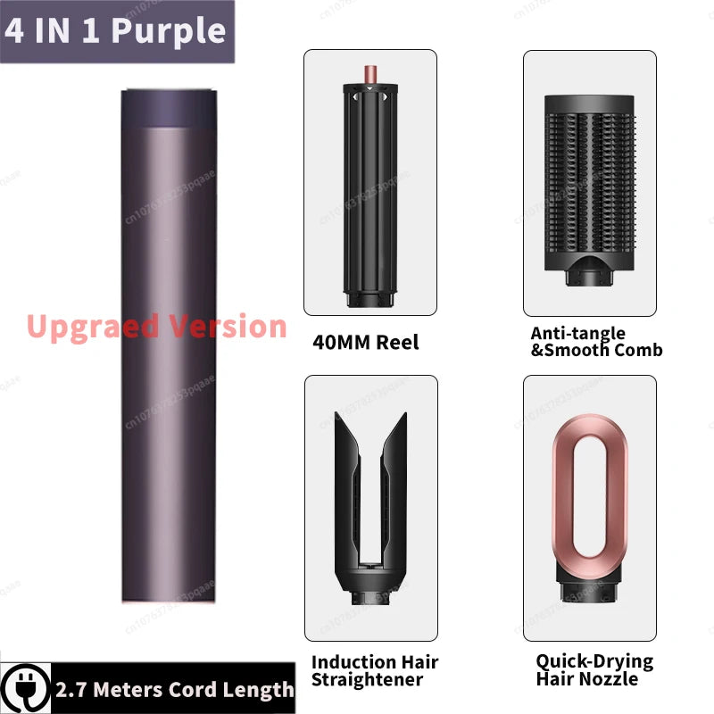 6-in-1 Professional Air Hair Styler & Dryer Kit – 1300W Coanda Airflow Multi-Styler Set