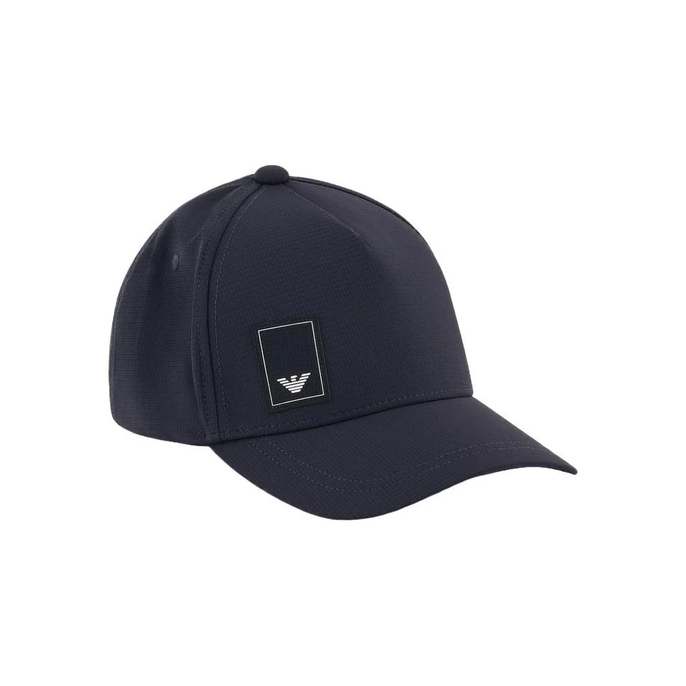 Modern Framed Eagle Patch Baseball Cap – Charcoal Technical Fabric Hat