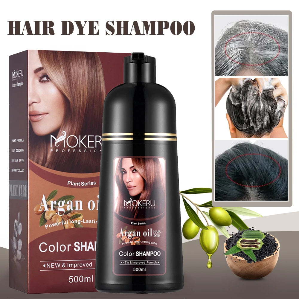 Mokeru Professional Argan Oil Color Shampoo – Instant & Nourishing 500ml