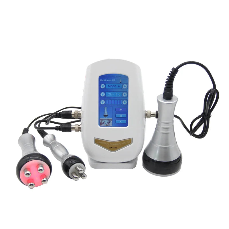 3-in-1 Professional 40K Ultrasonic Cavitation & Multipolar RF Body Slimming Machine (LW-101)