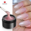 MSHARE Self-Leveling Builder Gel in a Jar – Medium Density Extension Gel for Nail Strengthening