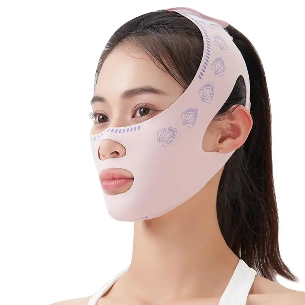 V-Line Face Lifting Mask Strap – Double Chin Reducer & Mandibular Contour Slimming Shaper Band for Women