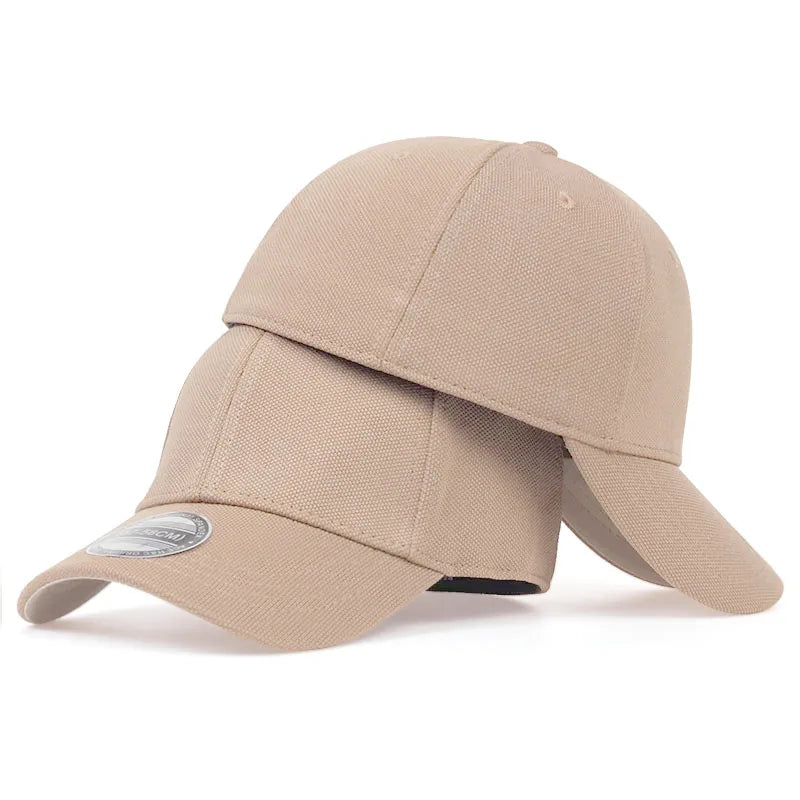 Minimalist Solid Fitted Baseball Cap – Stretch Fit Closed Back Hat