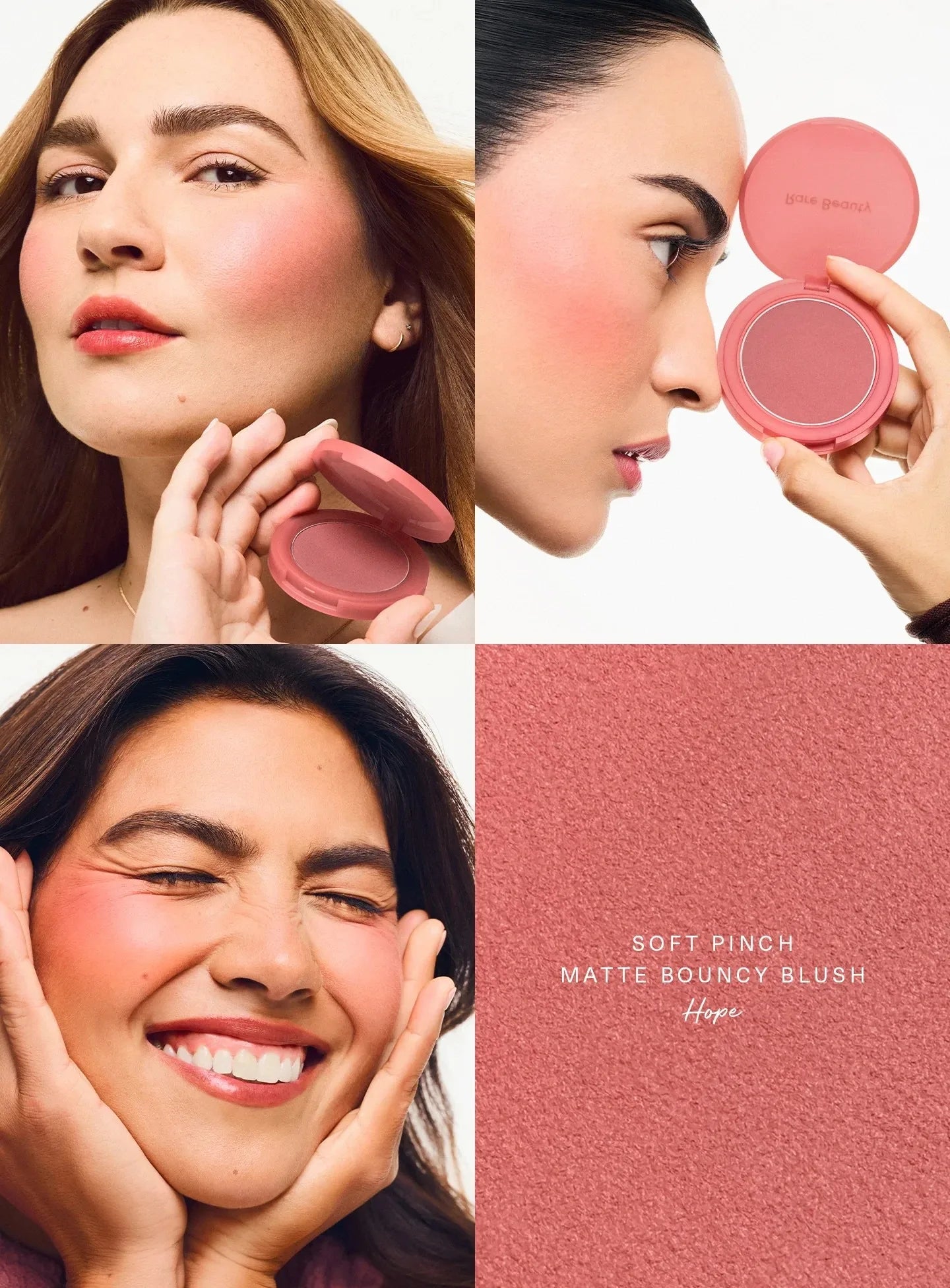 Rare Beauty Blush Collection – Soft Pinch Liquid, Luminous Powder & Stay Vulnerable Melting Cream Blush
