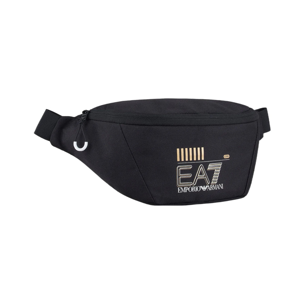 EA7 Emporio Armani Core Graphic Bum Bag – Sporty Crossbody Waist Pack & Fanny Pack in Black