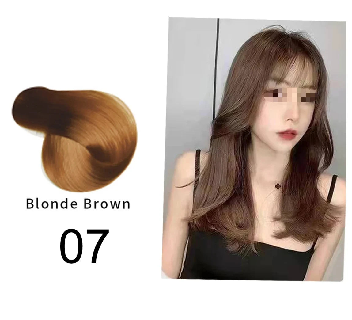 MOKERU Professional 500ml Argan Oil Color Shampoo – Natural Plant-Based Permanent Hair Dye