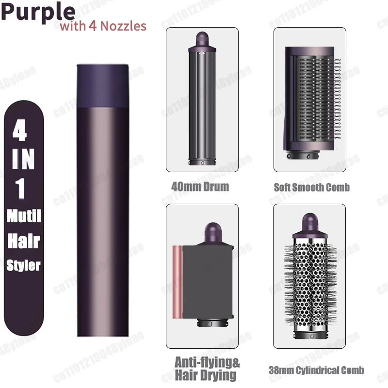 6-in-1 Professional Air Hair Styler & Dryer Kit – 1300W Coanda Airflow Multi-Styler Set