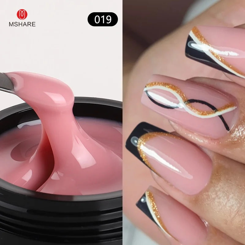TPO-Free Self-Leveling Nail Extension Gel – UV/LED Builder Gel