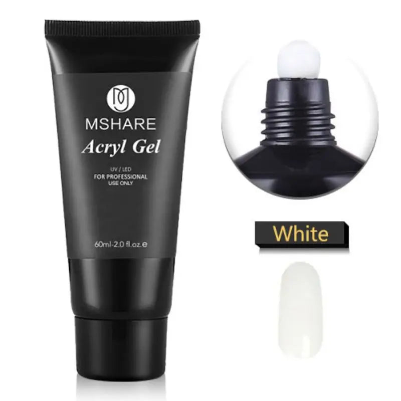 Professional Acryl Gel (Polygel) Tube – UV/LED Extension & Sculpting Gel (60ml / 2.0 fl. oz)
