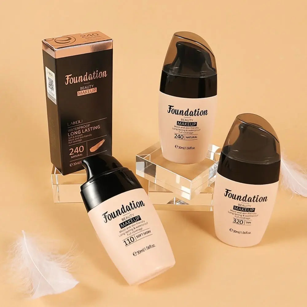 LAIKOU Long-Lasting Waterproof Full Coverage Liquid Foundation (30ml)