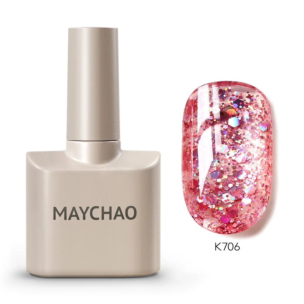 Premium Deep Cherry Red Gel Nail Polish - Long-Lasting & High-Gloss Finish