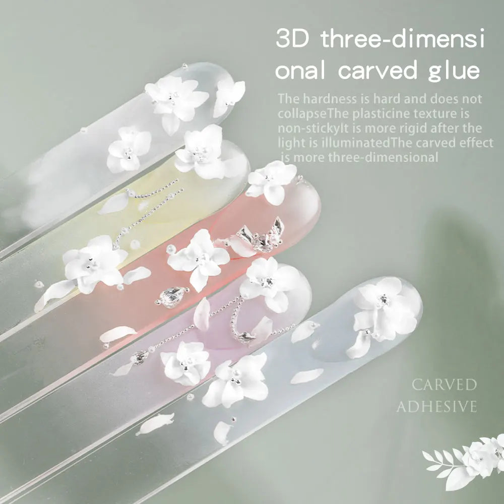 3D Sculpting Carved Gel – Solid Plasticine Nail Art Gum
