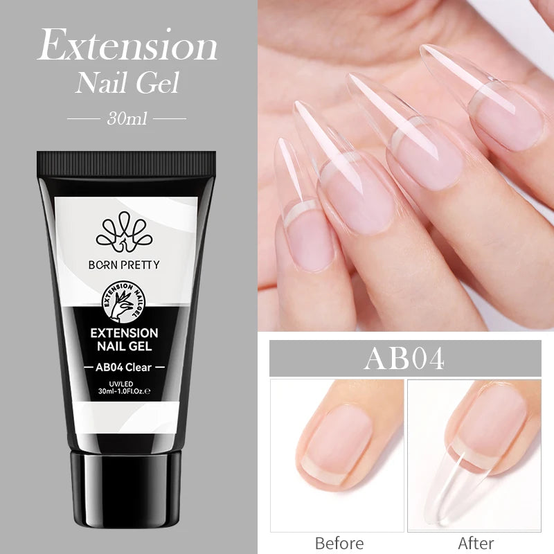 BORN PRETTY 30ml Quick Extension Nail Gel – Builder Gel for UV/LED)