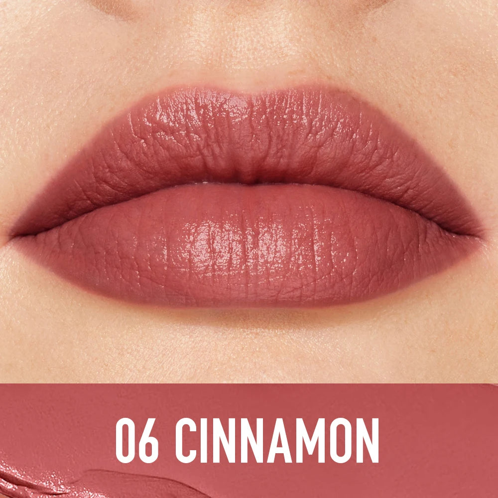 O.TWO.O Iconic Color Satin Lipstick | Long-Lasting Hydrating Tinted Lip Balm & Moisture Lipcare